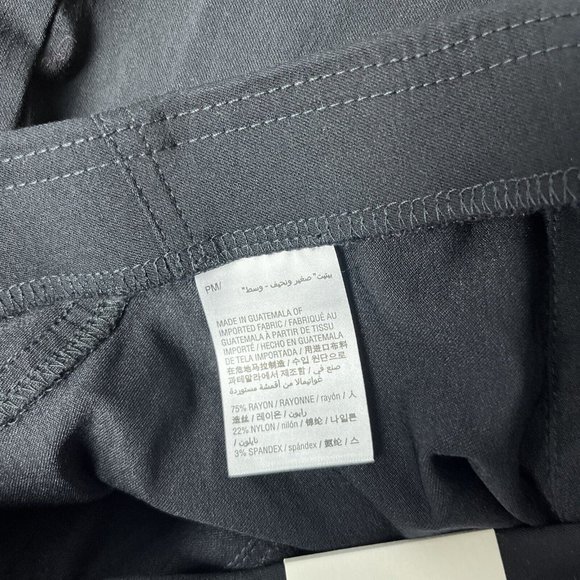 Style & Co Womens Petite Pull-On Capri Pants ( Petite, Deep Black) - Picture 6 of 15